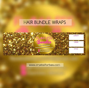 HAIR BUNDLE WRAPS - MATTE MATERIAL