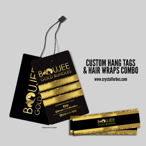 Hair Bundle Wrap Stickers & Hang Tags Bundle Deal