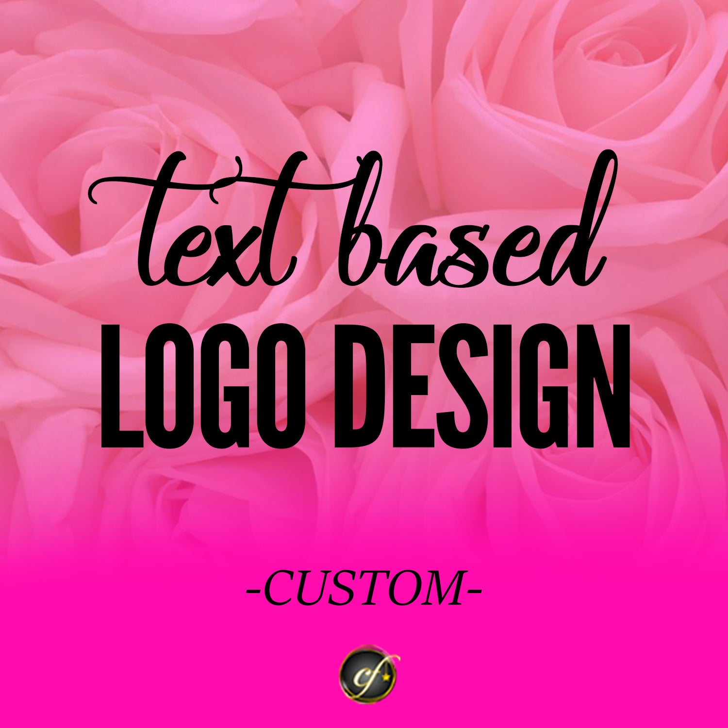 Logo Design (Text Based) Custom
